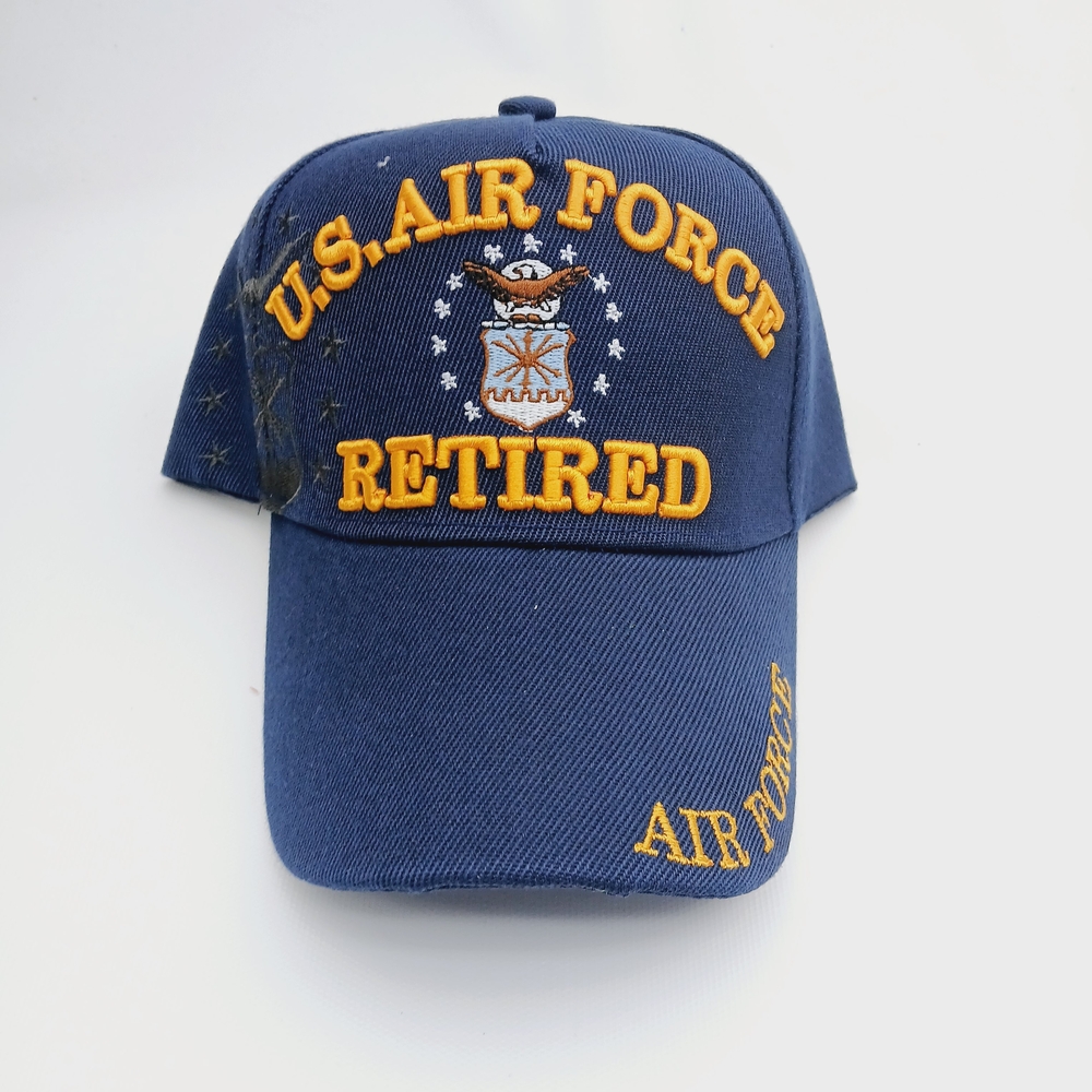 Blue US Air Force Retired Cap